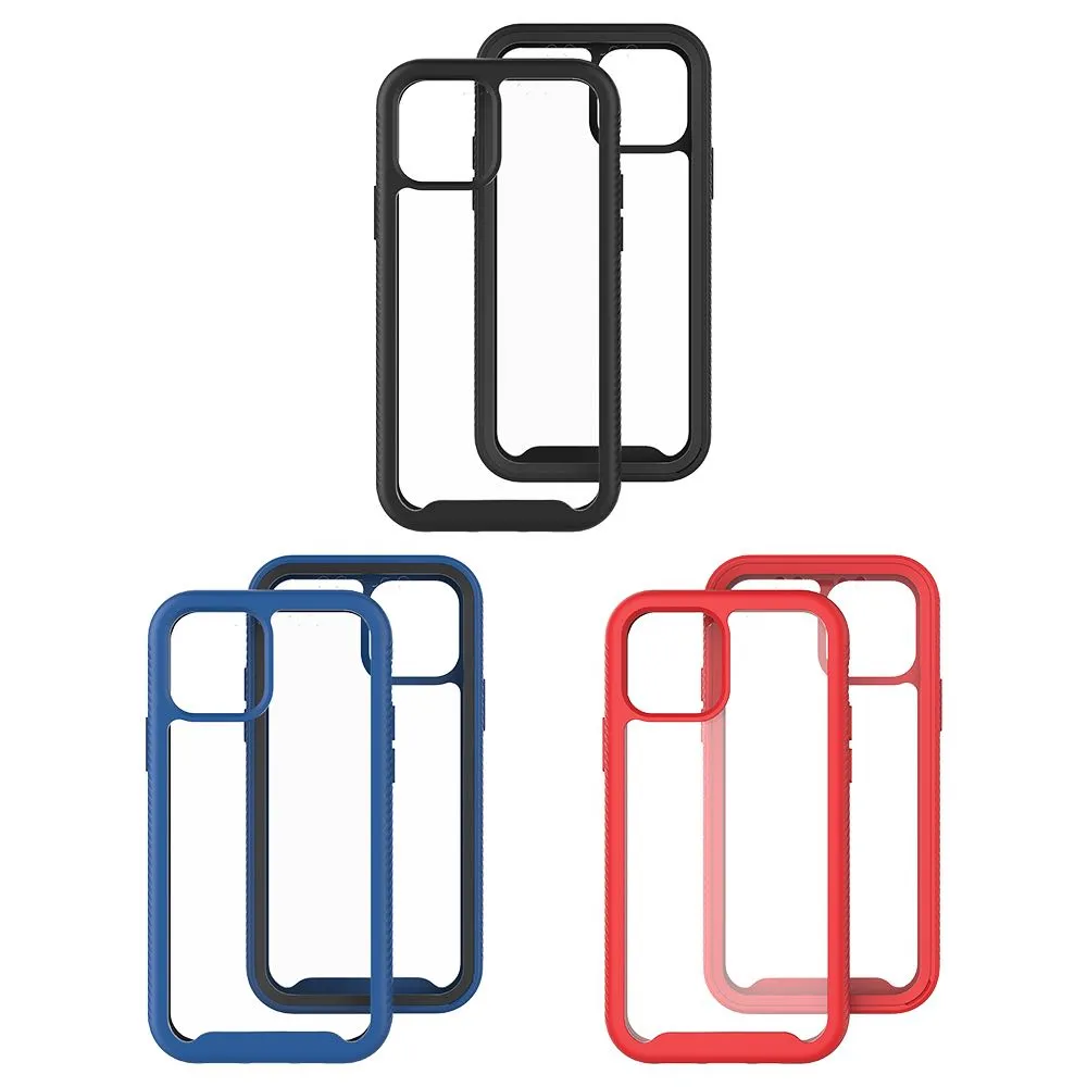 2 IN 1 PHONE CASE FOR IPHONE XR (WITH SCREEN PROTECTOR)