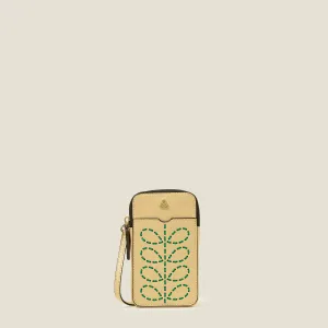 Ariel Phone Case - Whipstitch Stem Cream