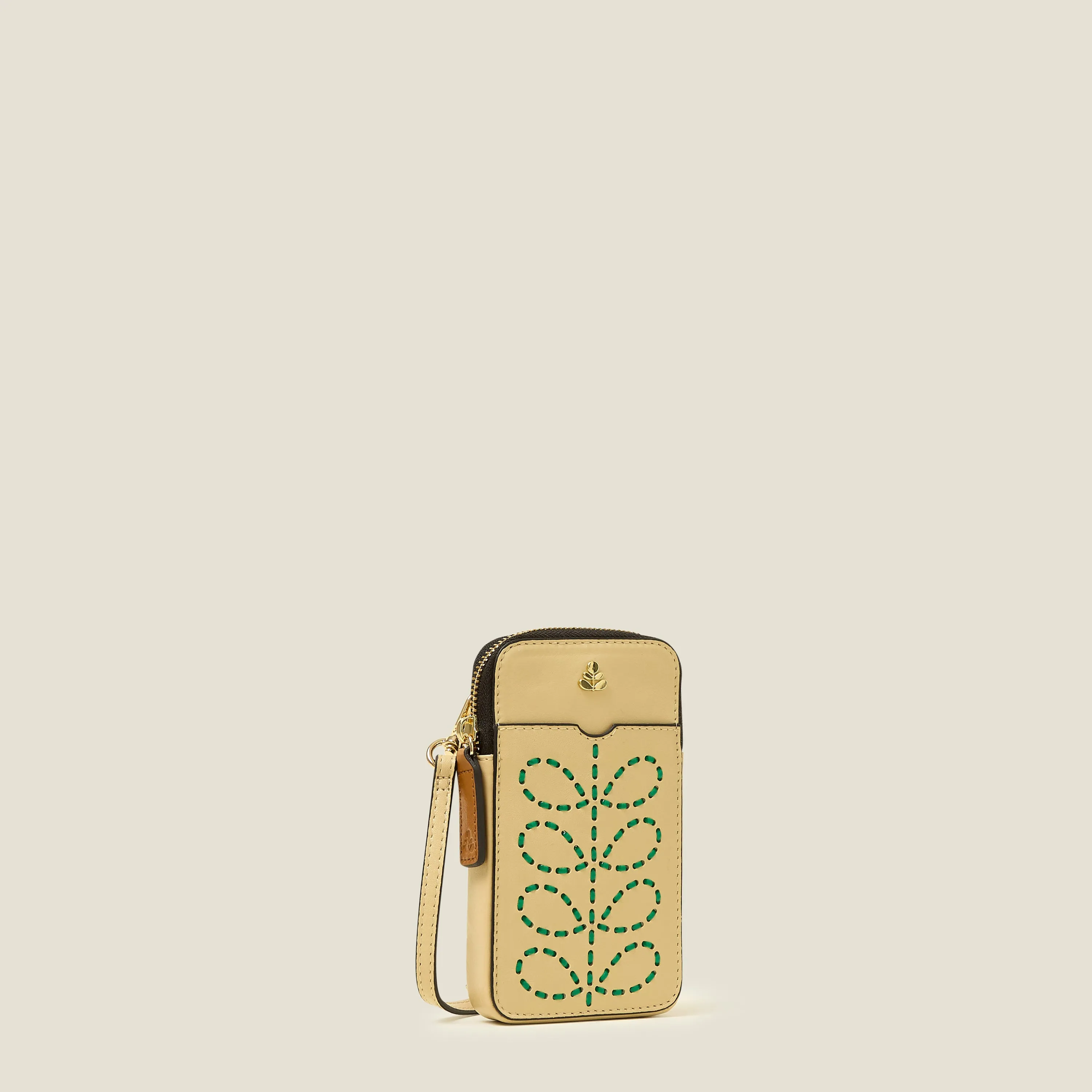 Ariel Phone Case - Whipstitch Stem Cream