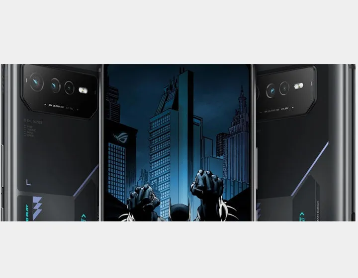 ASUS ROG Phone 6 AI2201 5G Batman Edition 256GB RAM 12GB RAM, Dual SIM GSM Unlocked - Black