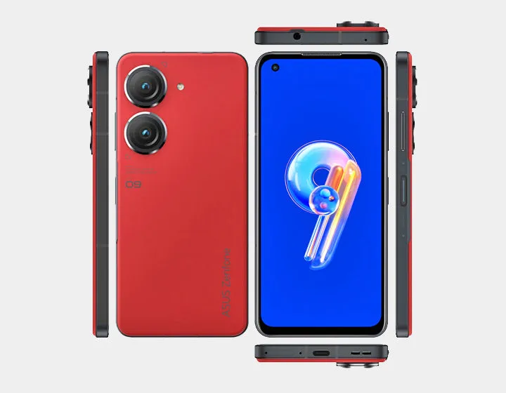 Asus Zenfone 9 AI2202 5G 128GB Dual SIM 8GB RAM GSM Unlocked - Red