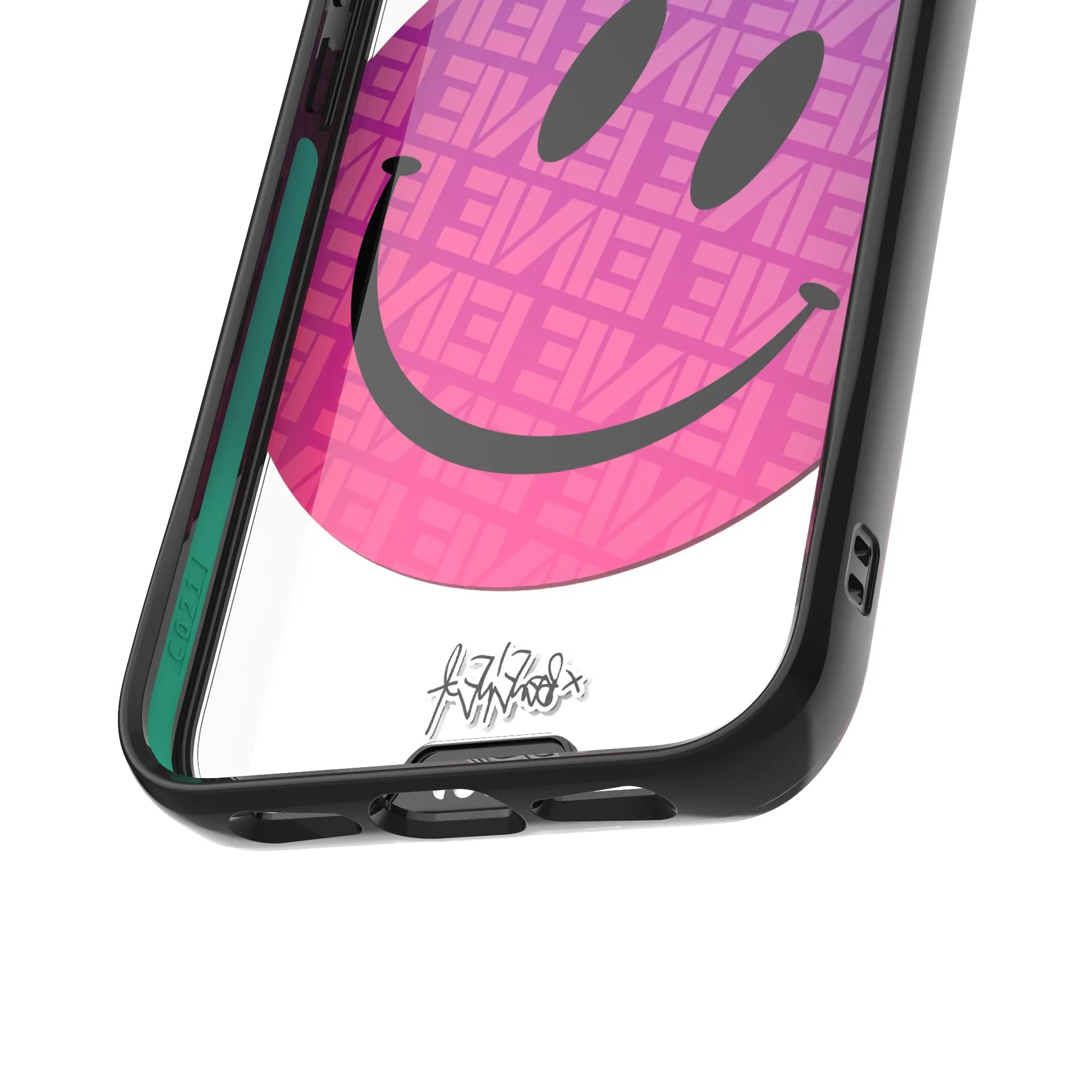 Ben Eine Pink Smiley Printed Phone Case