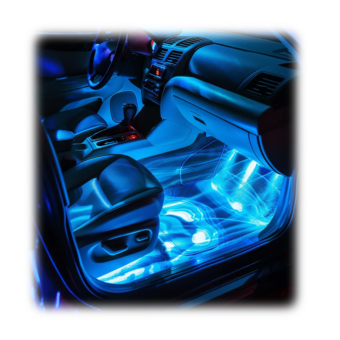 Blue Mood Car Lighting 4 Pack - 6 Pieces Per Retail Ready Display 25348
