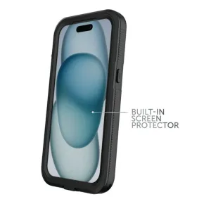Body Glove 100073946 Tidal Waterproof Phone Case for iPhone 15 - Black/Clear
