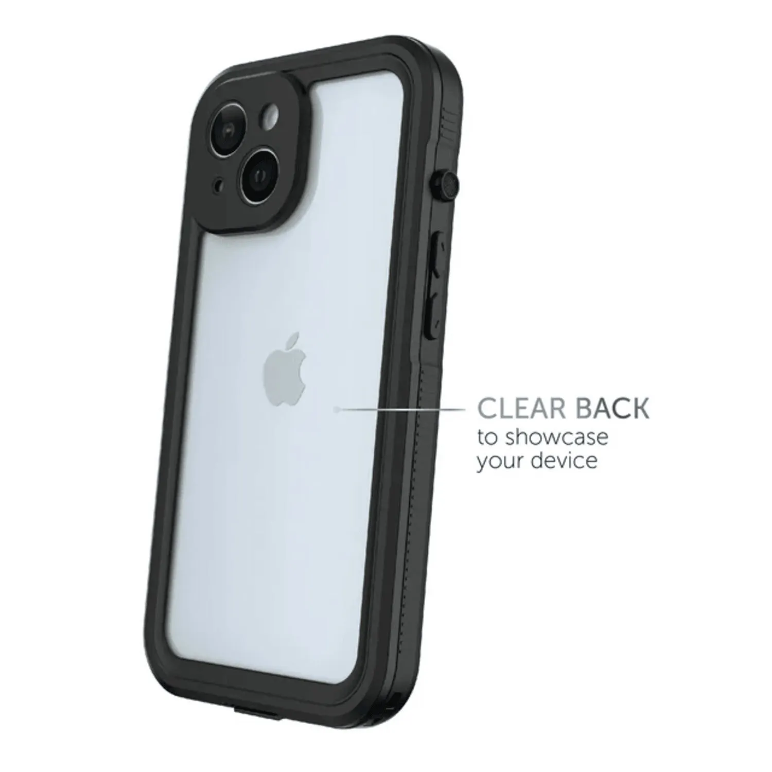 Body Glove 100073946 Tidal Waterproof Phone Case for iPhone 15 - Black/Clear
