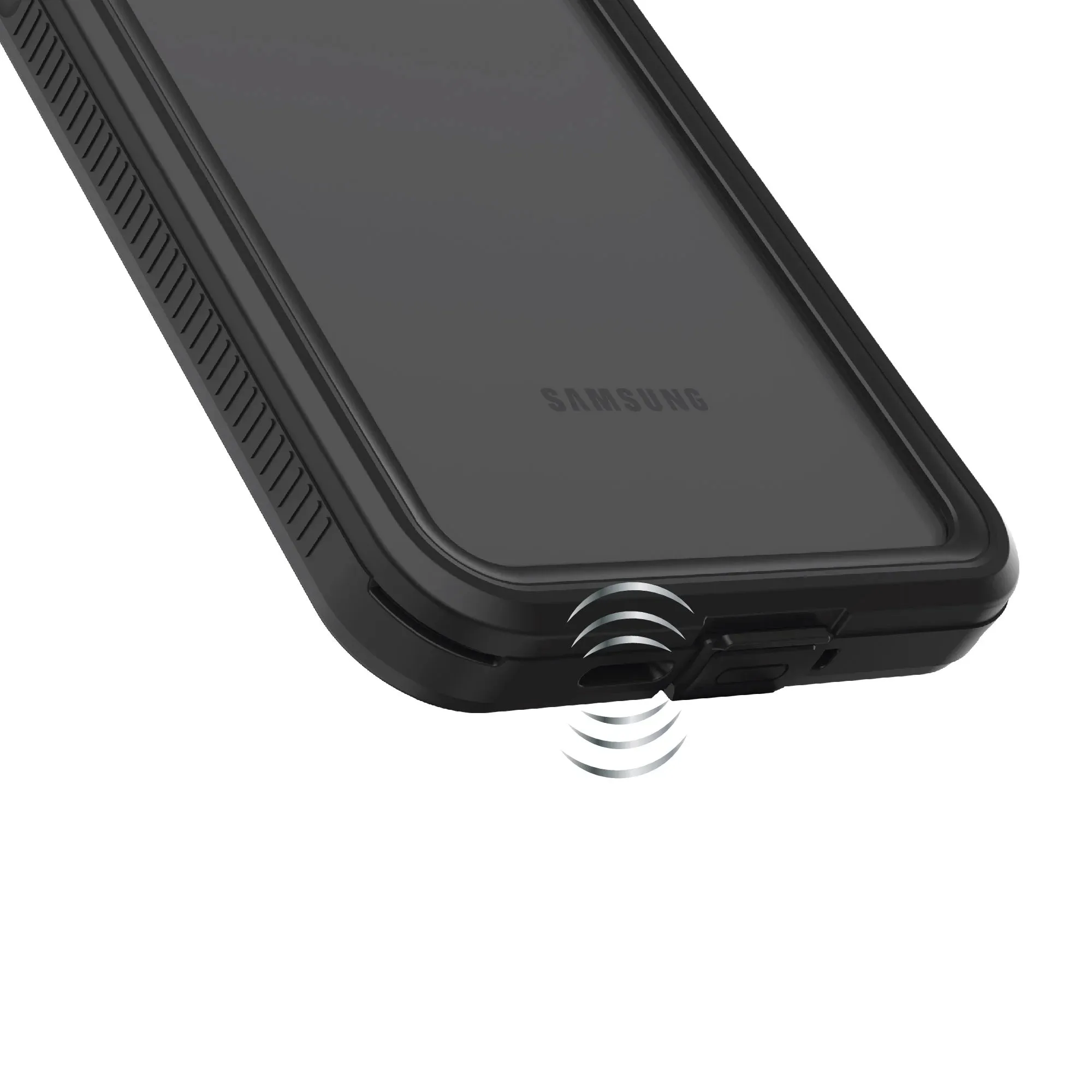 Body Glove 100090243 Tidal Waterproof Phone Case for Samsung Galaxy S24  5G - Black/Clear