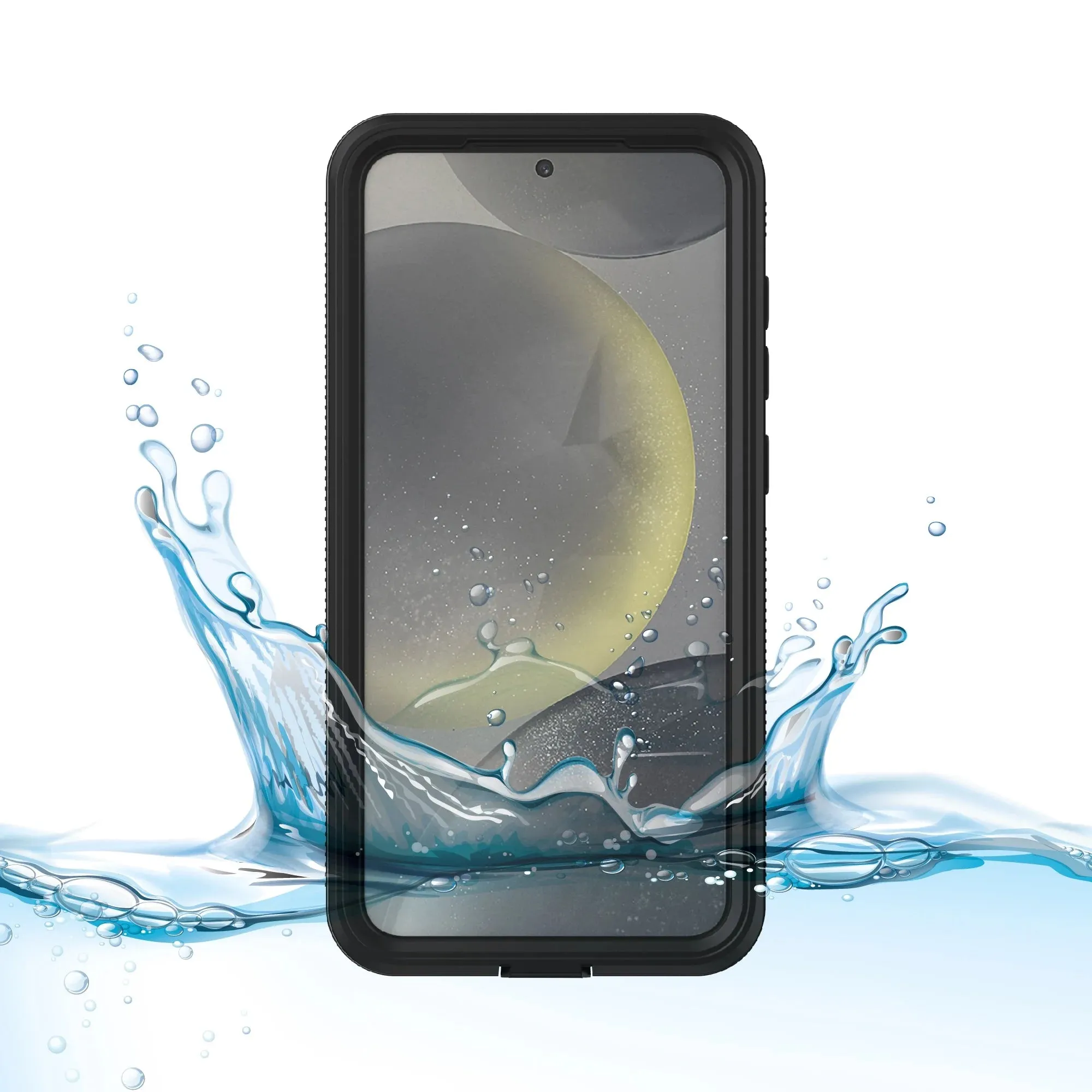 Body Glove 100090243 Tidal Waterproof Phone Case for Samsung Galaxy S24  5G - Black/Clear