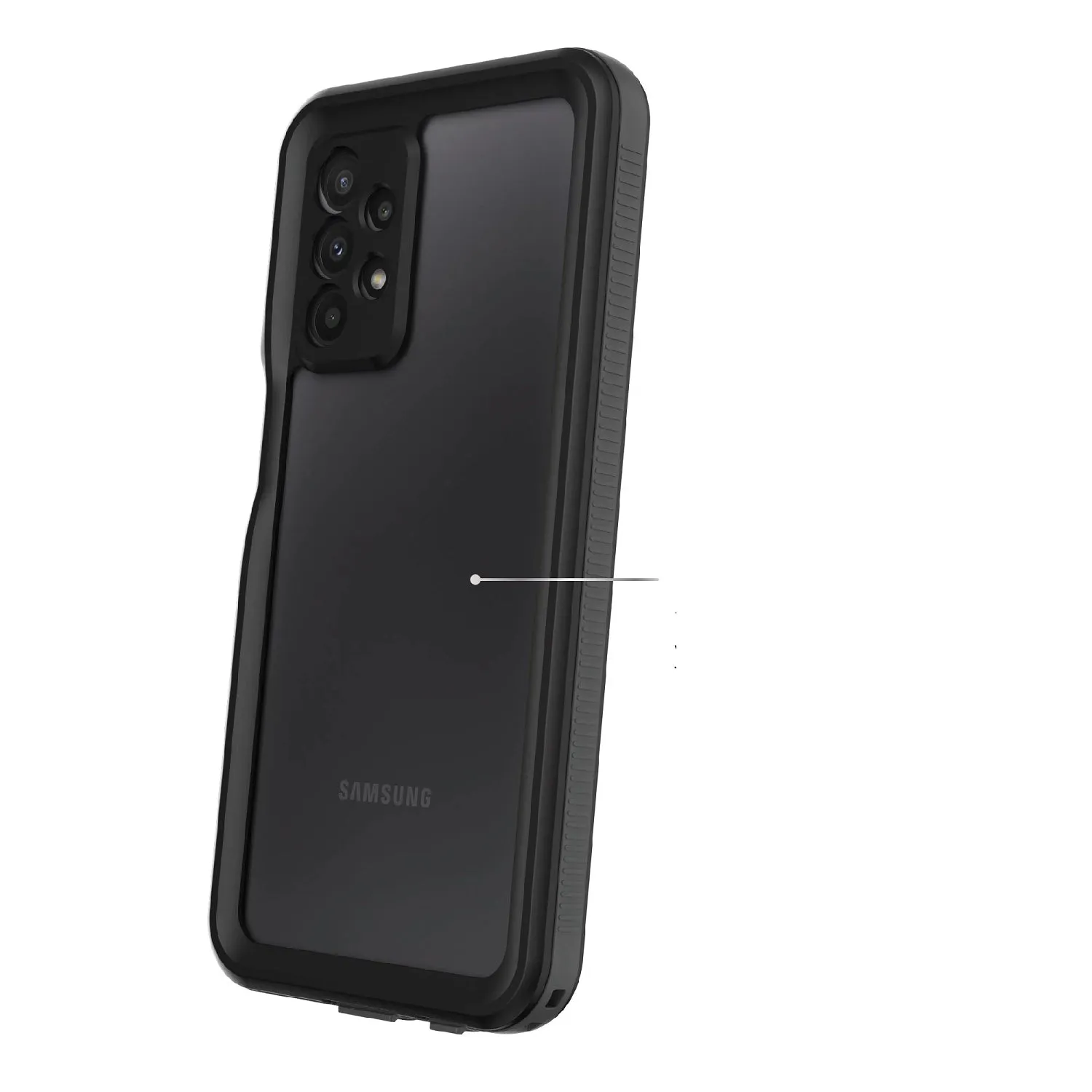 Body Glove 1070601 Tidal Waterproof Phone Case for Samsung Galaxy A23 5G - Black/Gray