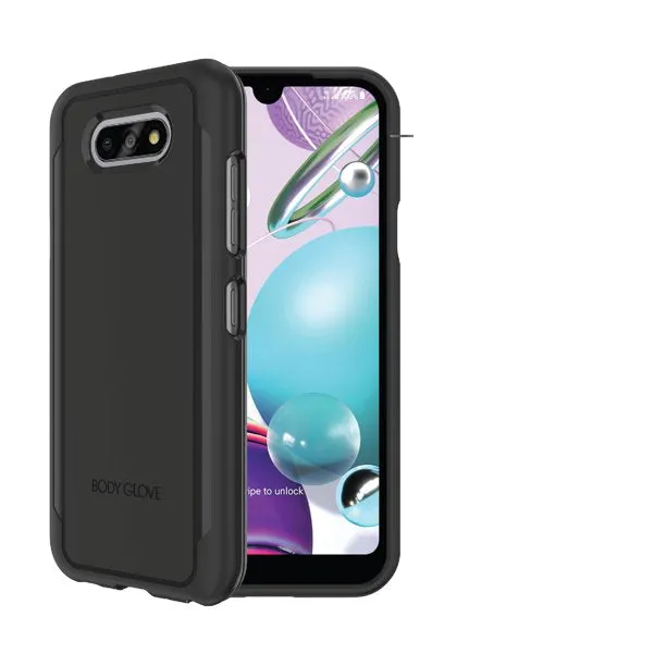 Body Glove 9828101 Cadence Black Gel Phone Case with Built-In Antimicrobial for LG