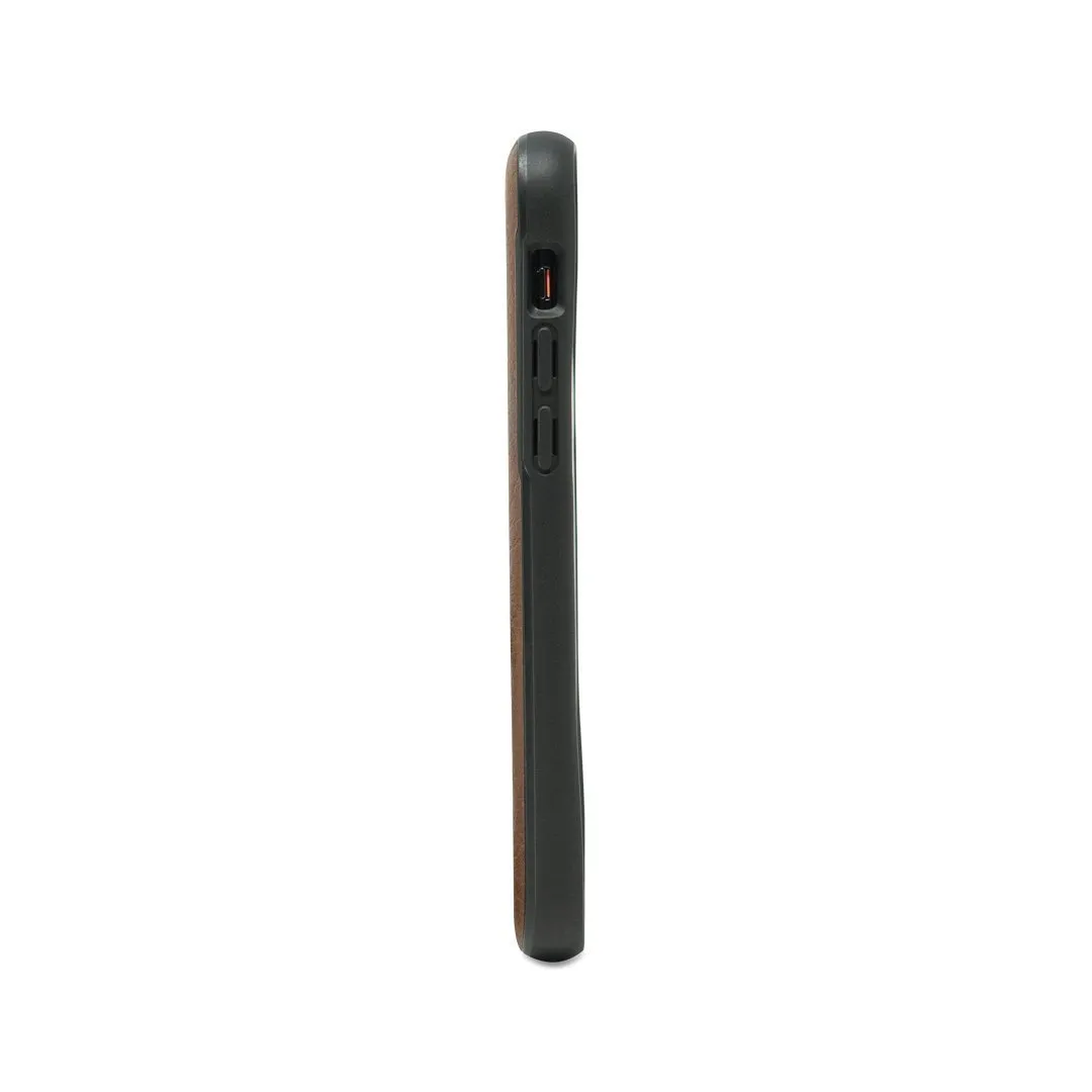 Brown Leather Phone Case - Contour