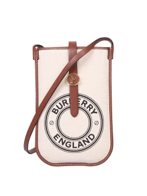 Burberry Anne Logo Printed Phone Holder