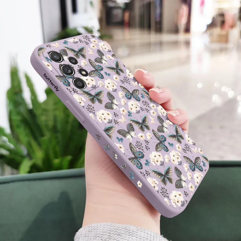 Butterfly Print Case For Samsung A73 Phone Cases