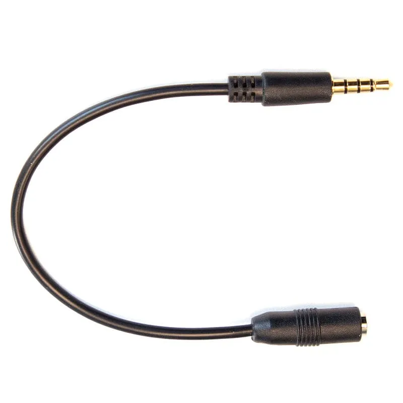 Cell Phone Adapter for Corded Telephone Headsets (2.5mm to 3.5mm)