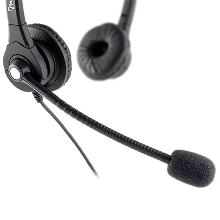 Executive Pro Harmony Binaural Noise-Canceling Headset with EP10 Direct Connect Cord