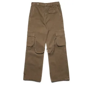 Flaneur Phone Pocket Cargo Trousers - Army Green