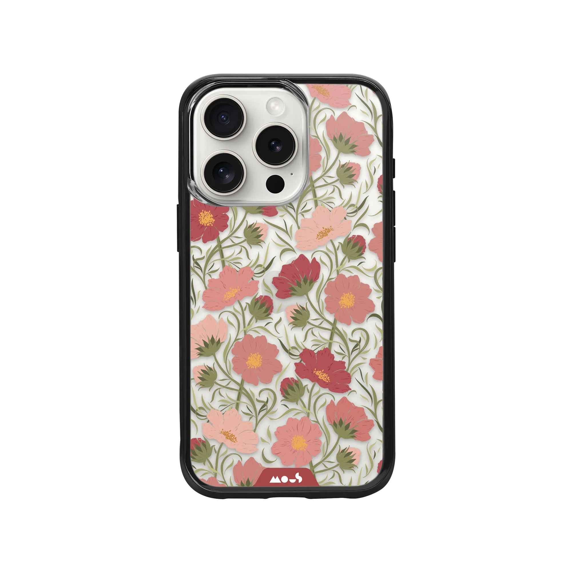 Flowers Printed Phone Case – Cosmos Pink