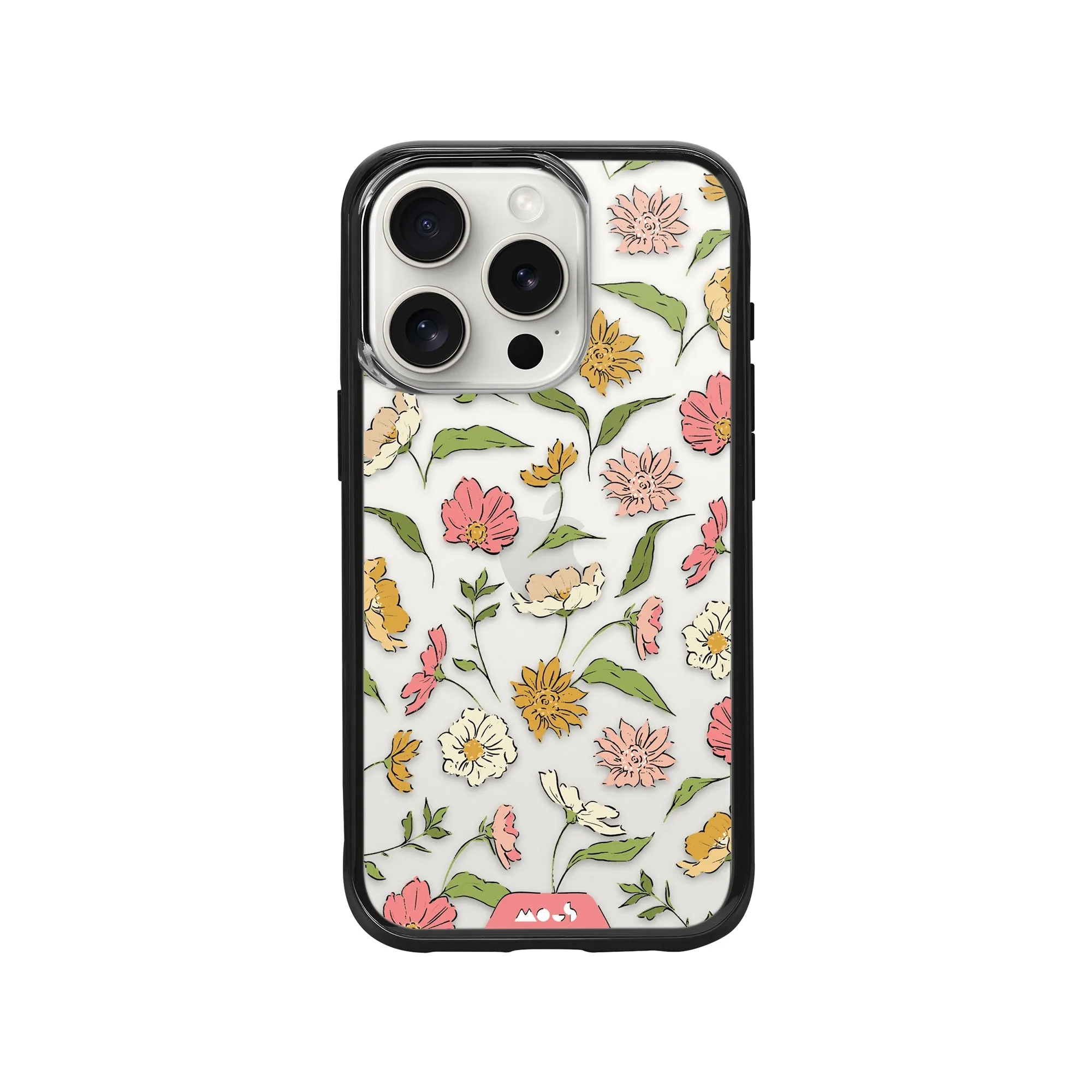 Flowers Printed Phone Case – Floral Pink