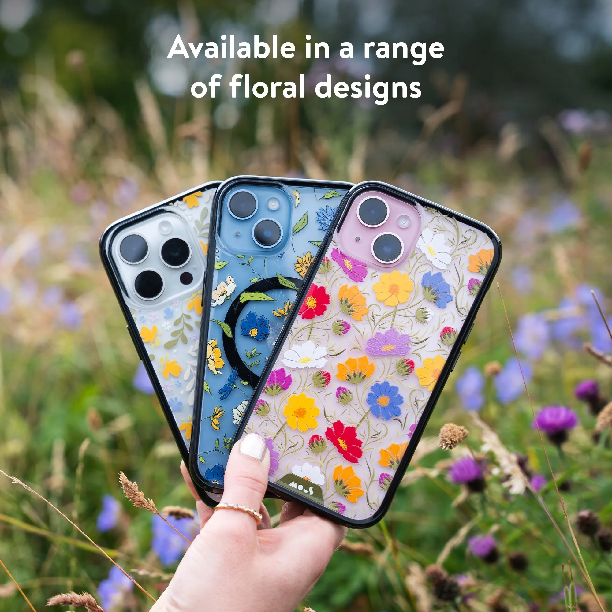 Flowers Printed Phone Case – Floral Pink