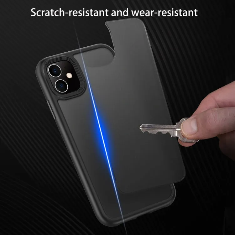 For iPhone 11 Frosted Back Shockproof Phone Case