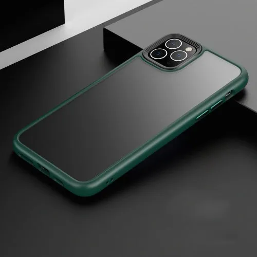 For iPhone 11 Frosted Back Shockproof Phone Case