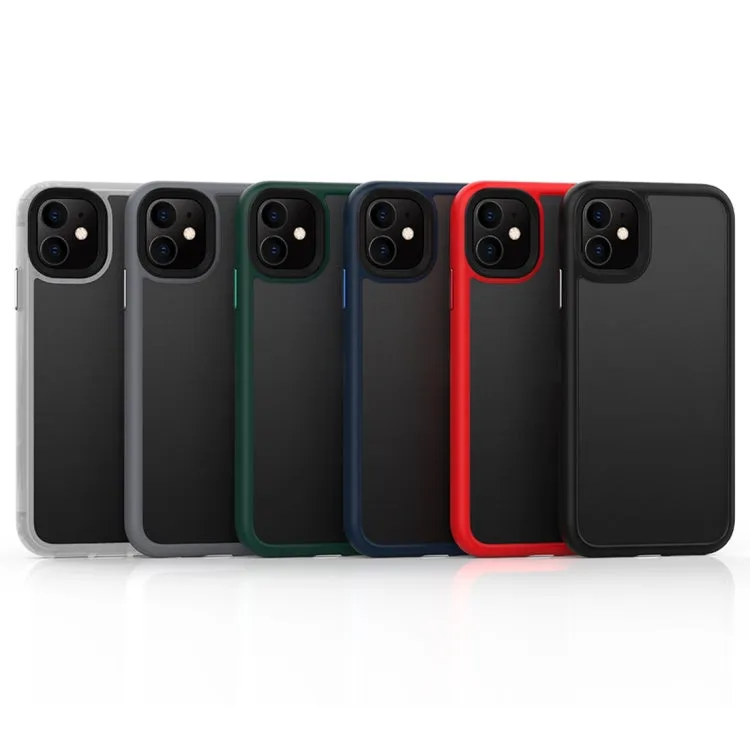 For iPhone 11 Frosted Back Shockproof Phone Case