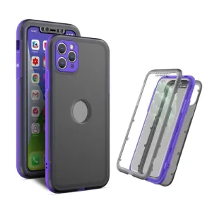 For iPhone 12 Skin Feel 360 Degrees Full Package PC   TPU Combination Phone Case