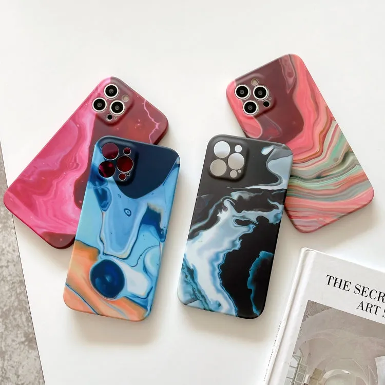 For iPhone 13 Marble Shockproof TPU Phone Case