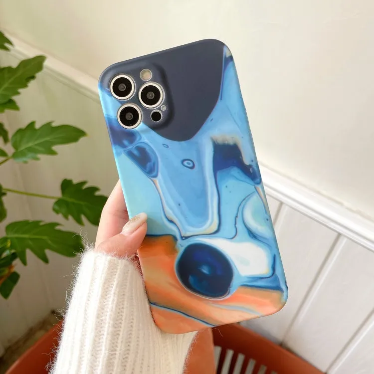 For iPhone 13 Marble Shockproof TPU Phone Case