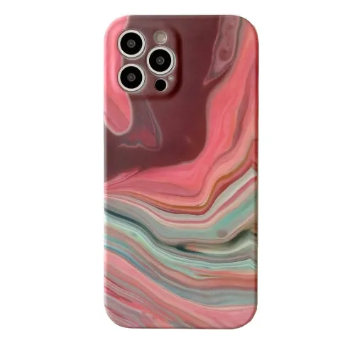 For iPhone 13 Marble Shockproof TPU Phone Case