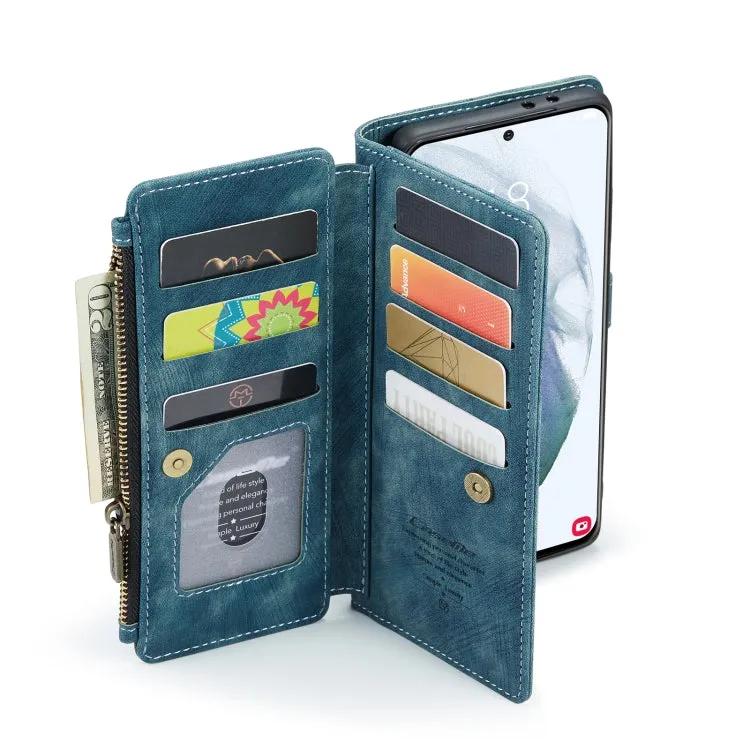 For Samsung Galaxy S21  5G CaseMe-C30 PU   TPU Multifunctional Horizontal Flip Leather Case with