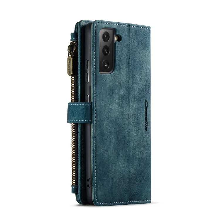 For Samsung Galaxy S21  5G CaseMe-C30 PU   TPU Multifunctional Horizontal Flip Leather Case with