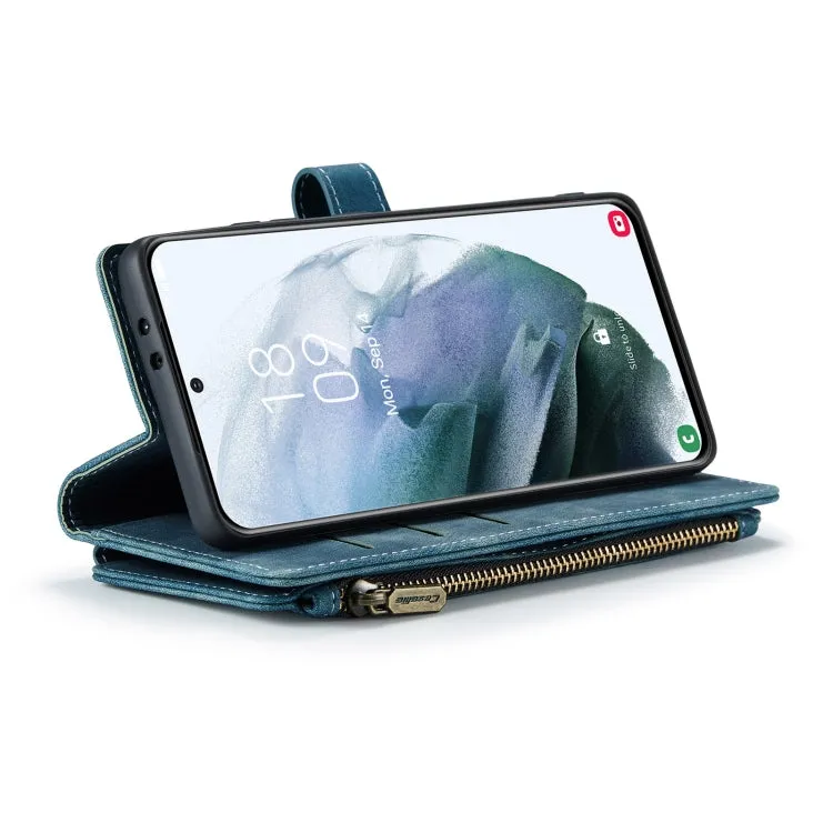 For Samsung Galaxy S21  5G CaseMe-C30 PU   TPU Multifunctional Horizontal Flip Leather Case with