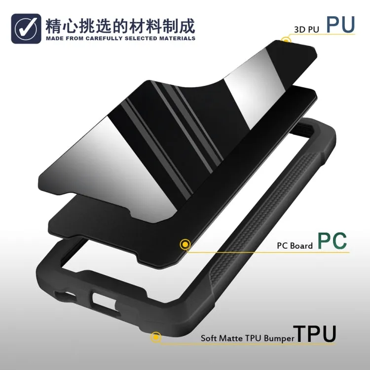For Samsung Galaxy S21  5G Stainless Steel Metal PC Back Cover   TPU Heavy Duty Armor Shockproof