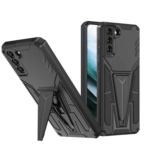 For Samsung Galaxy S21  5G Super V Armor PC   TPU Shockproof Case with Invisible