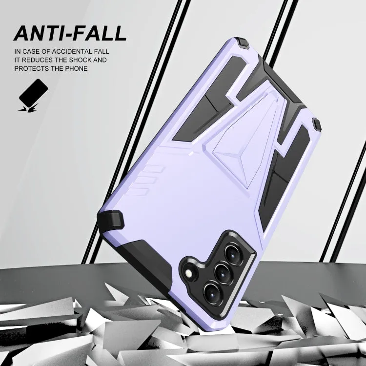 For Samsung Galaxy S21  5G Super V Armor PC   TPU Shockproof Case with Invisible