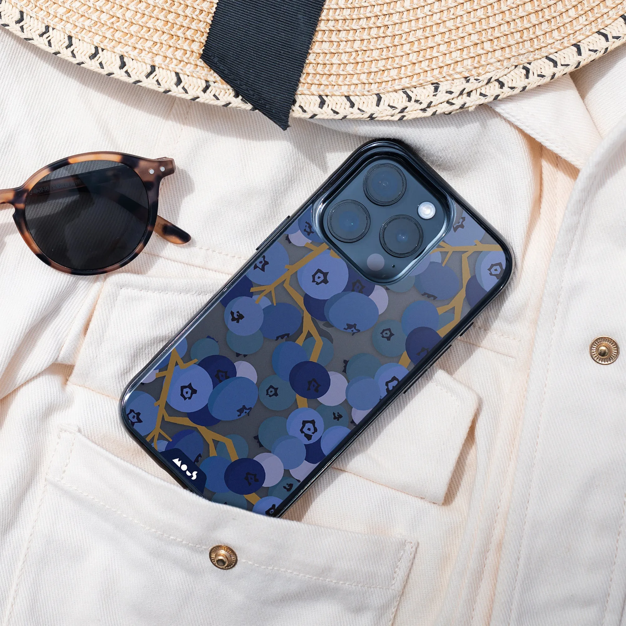 Fruits Printed Phone Case – Blueberry