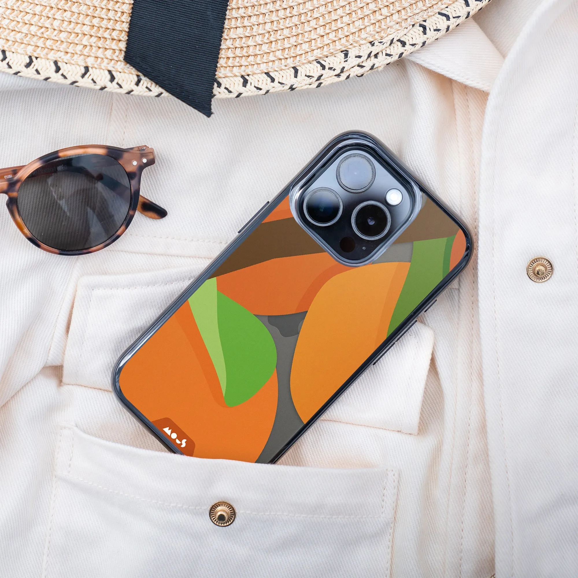 Fruits Printed Phone Case – Orange