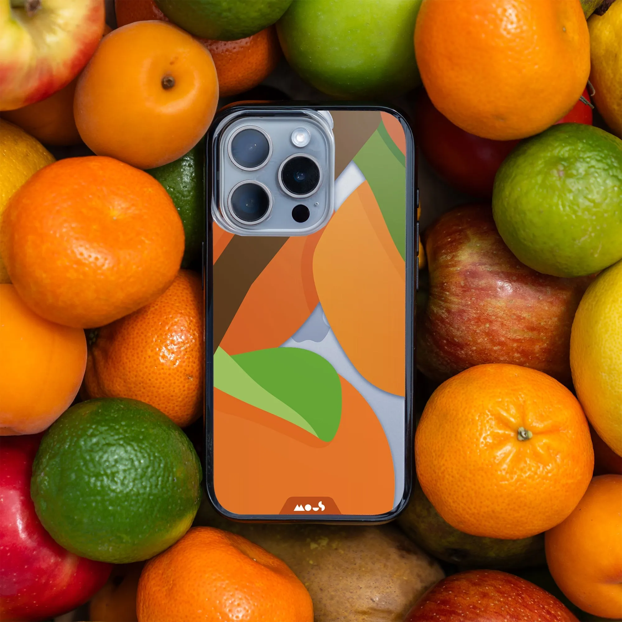 Fruits Printed Phone Case – Orange
