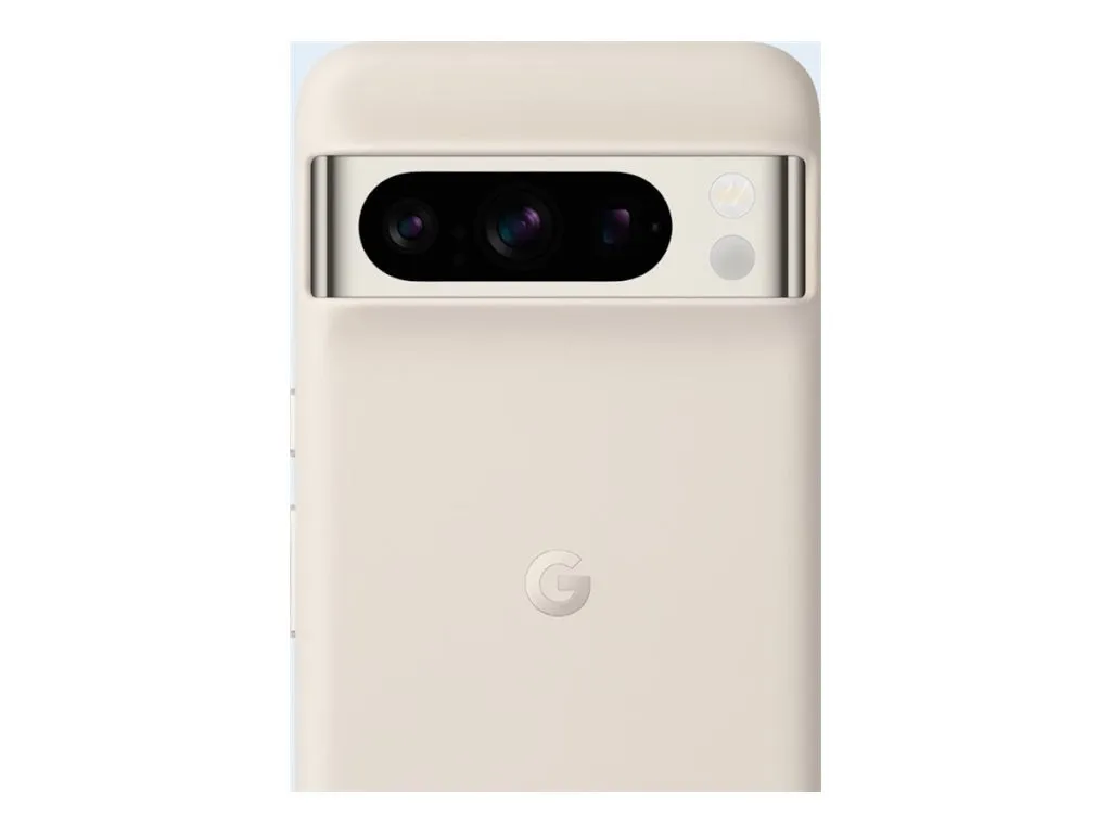 Google - Back cover for cell phone - polycarbonate, silicone - porcelain - for Pixel 8 Pro GA04975
