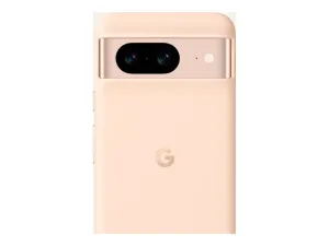 Google - Back cover for cell phone - silicone, polycarbonate - rose - for Pixel 8 GA04981