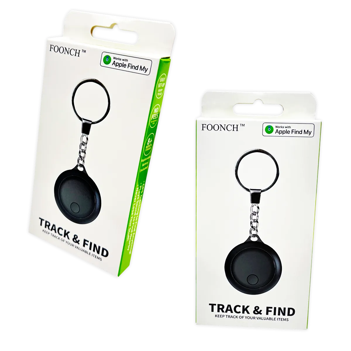 GPS Tracker Key Chain Apple Find My™ Compatible - 6 Pieces Per Retail Ready Display 25086