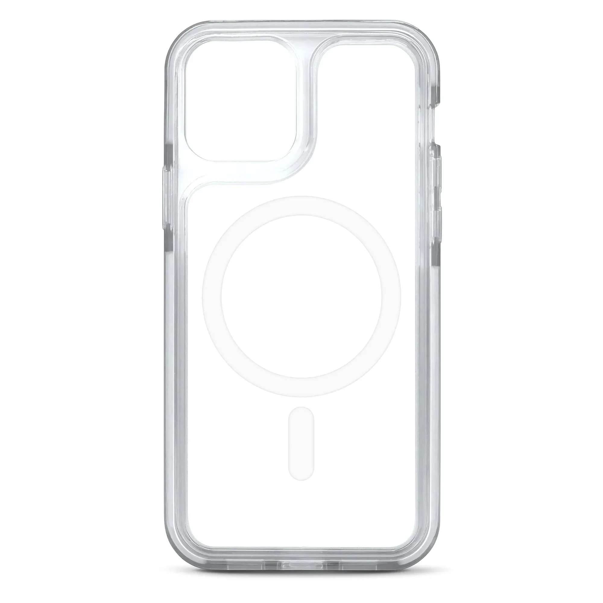 iHome 2IHPC2197X9W2 iPhone 12 Pro/12 Magnetic Velo Phone Case, White/Clear