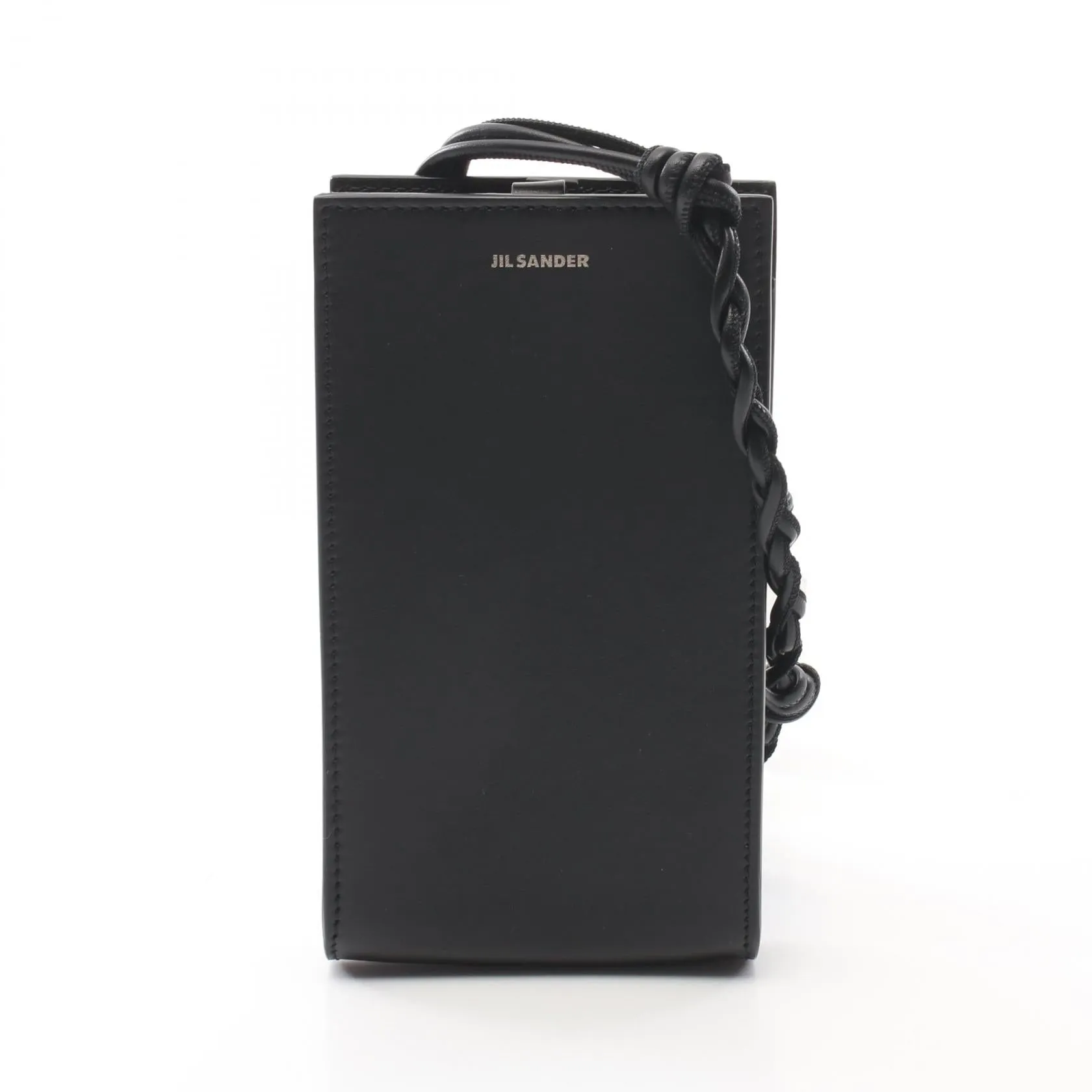 Jil Sander Leather Tangle Phone Case Crossbody Bag