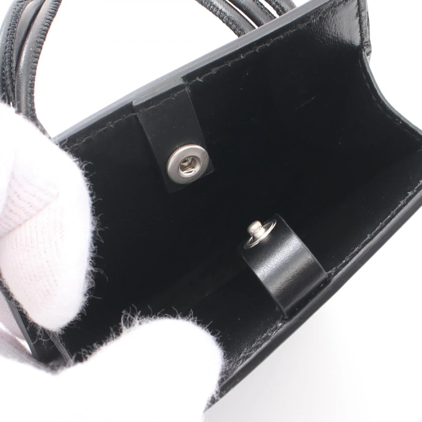 Jil Sander Leather Tangle Phone Case Crossbody Bag