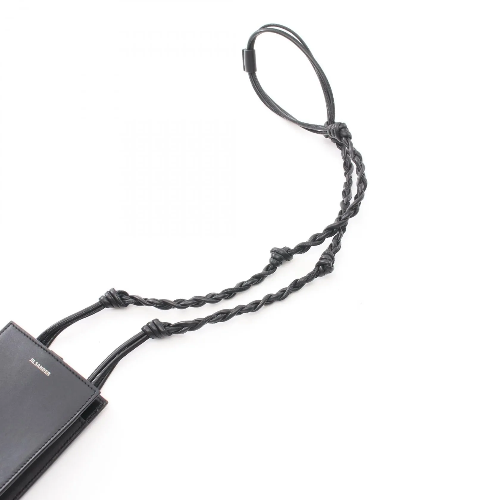 Jil Sander Leather Tangle Phone Case Crossbody Bag