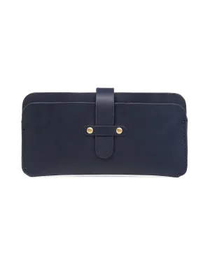 Leather Phone Sleeve (Navy)