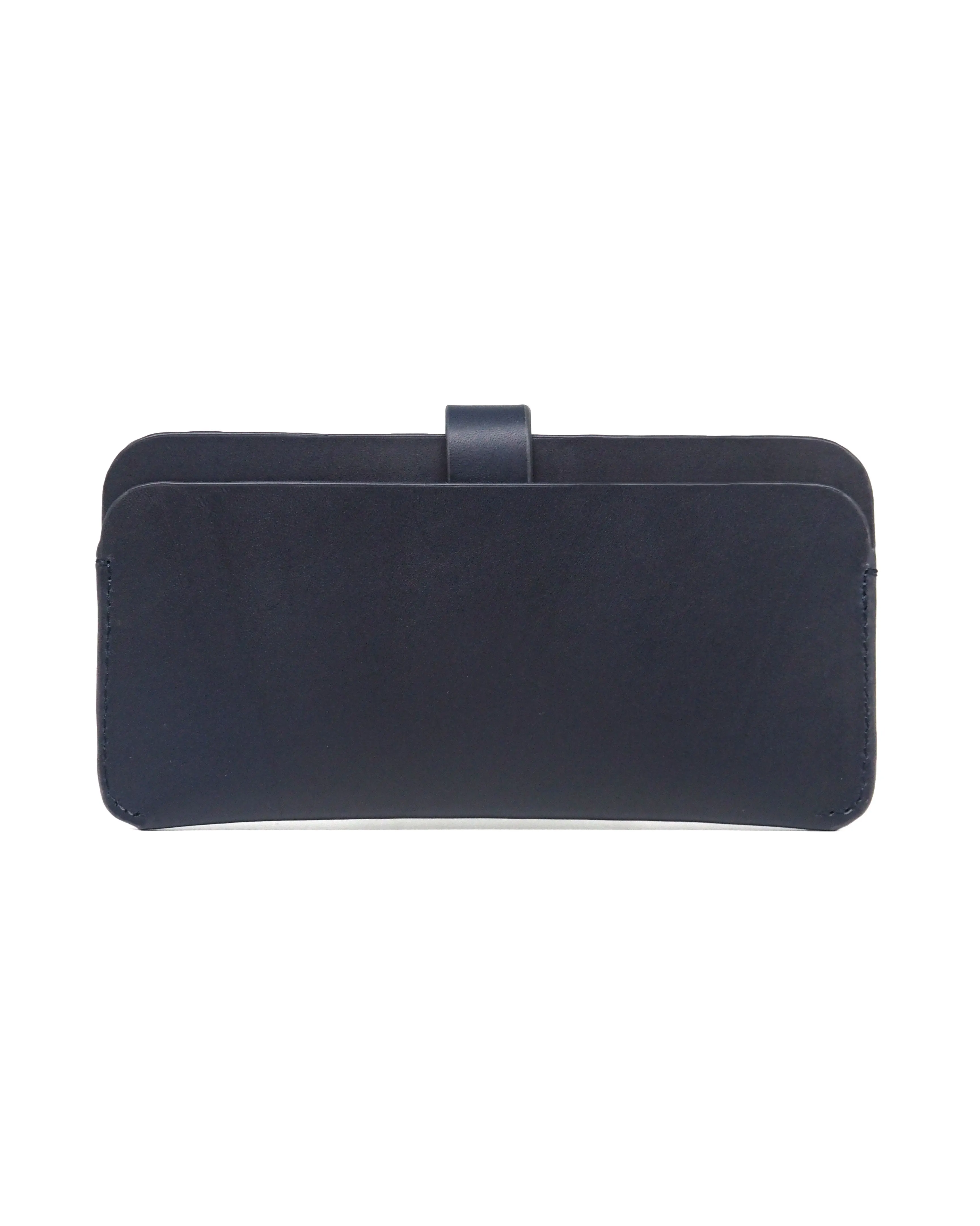 Leather Phone Sleeve (Navy)