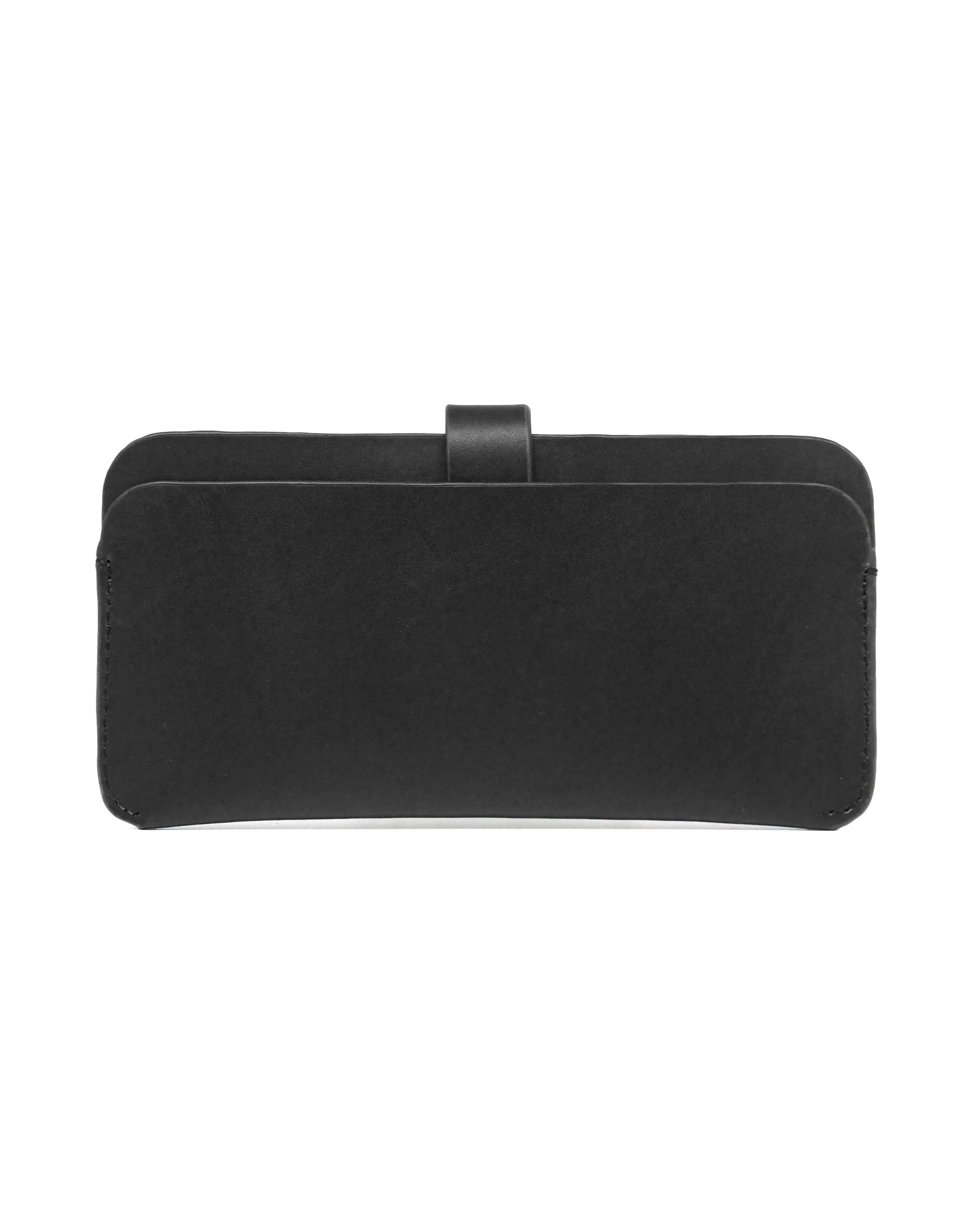 Leather Phone Sleeve (Nero)