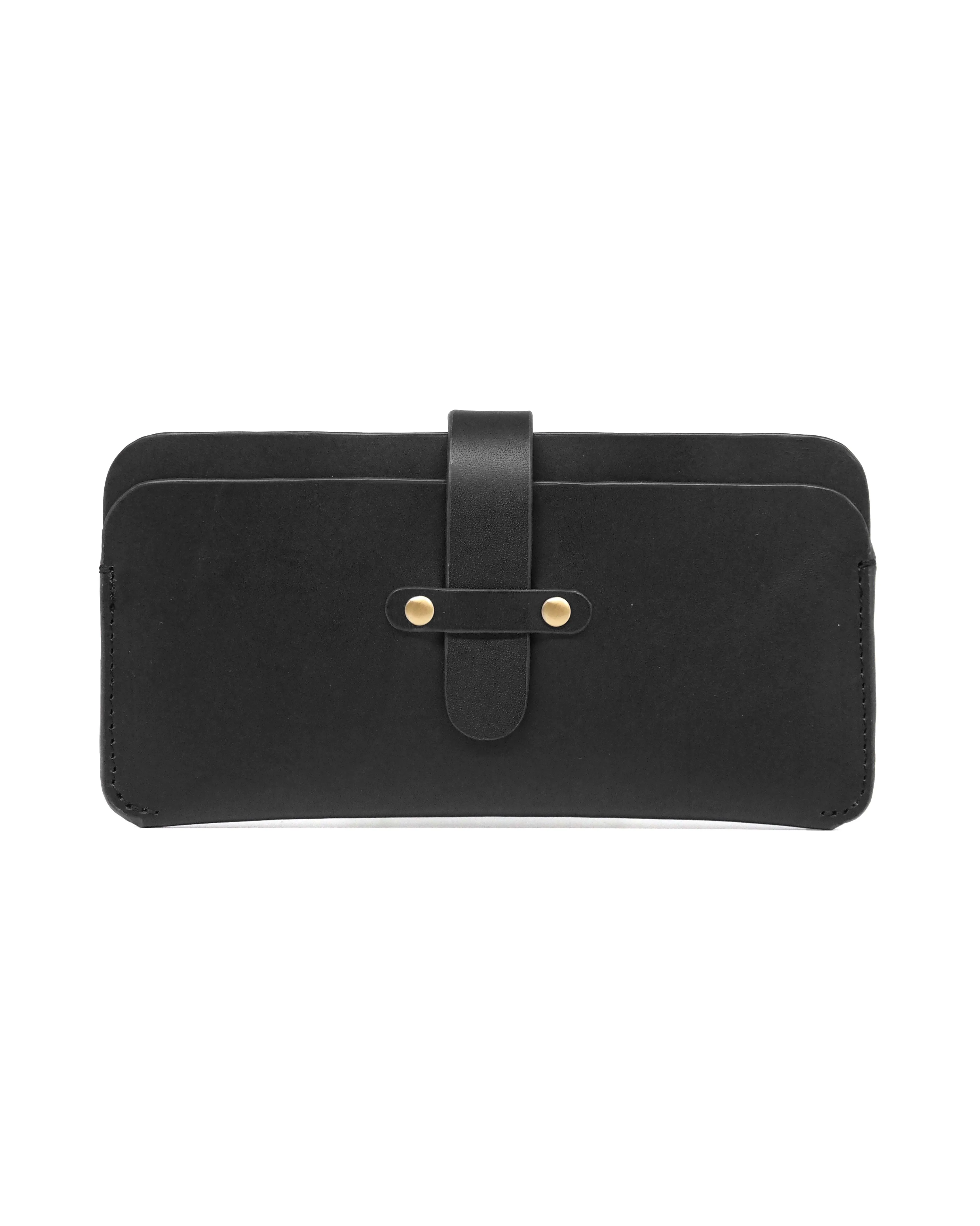 Leather Phone Sleeve (Nero)