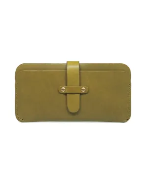 Leather Phone Sleeve (Olive)